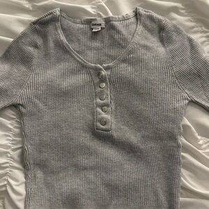 Garage Gray Long Sleeve Tee